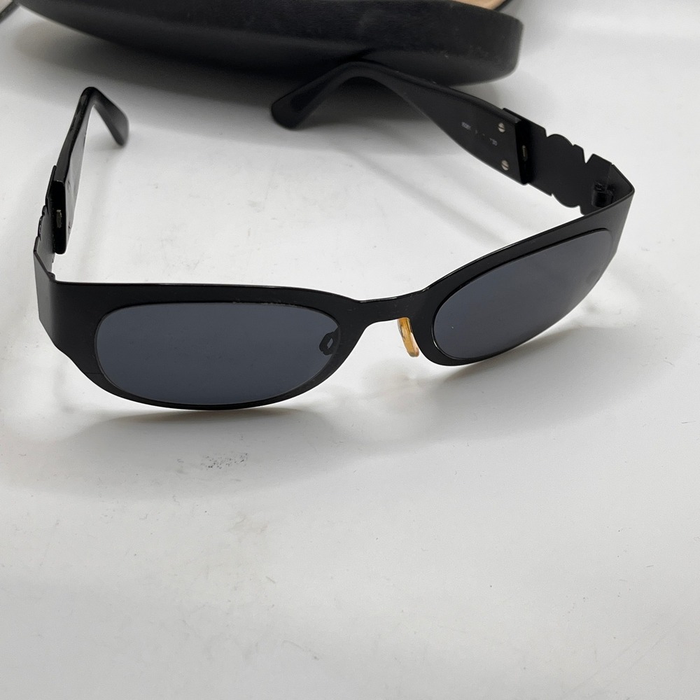 Yves Saint Laurent Sunglasses Women Black Pre-Owned 6081‎ YSL Logo Made in Italy